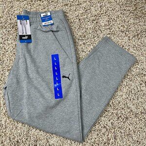 PUMA Men's Joggers Pants Sweatpants Gray, Size Large (New)